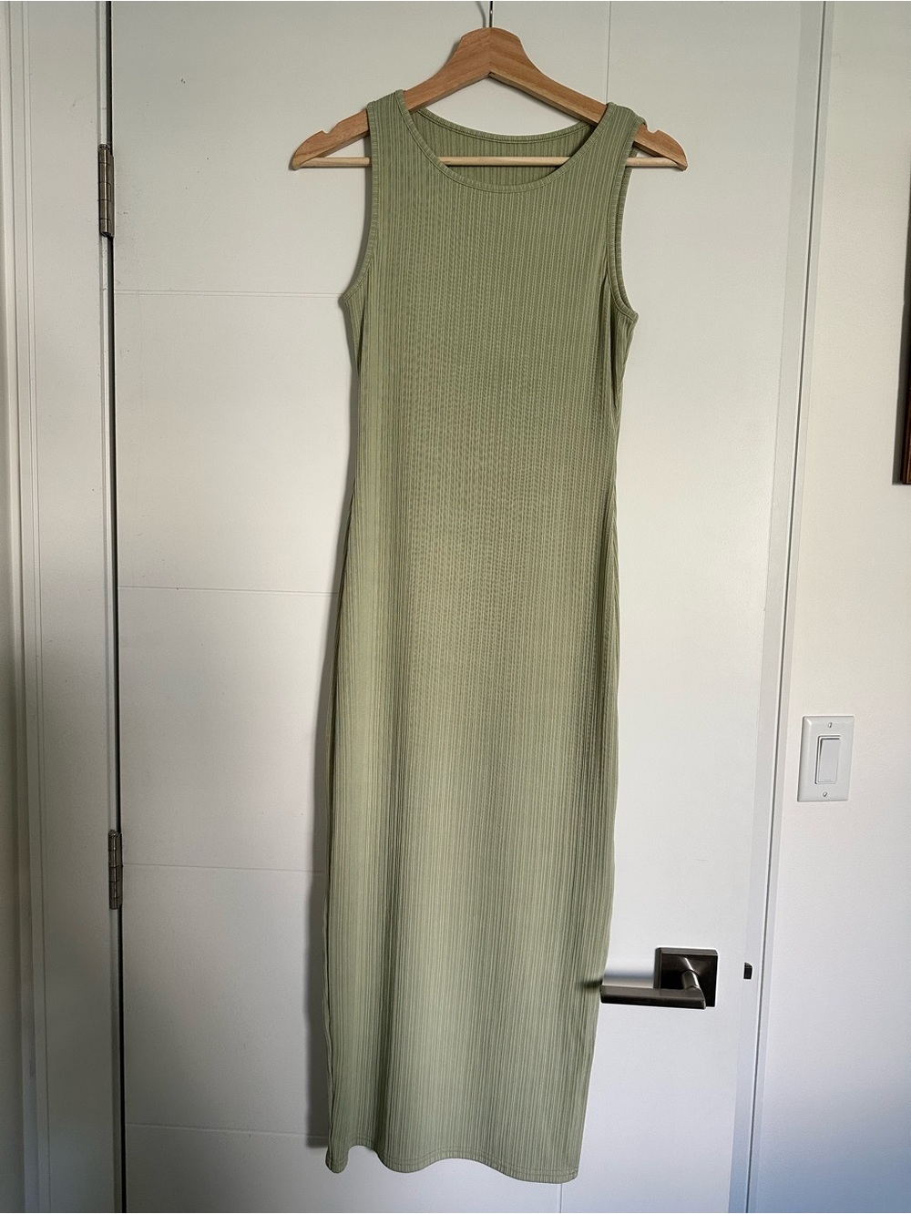 Cider Ribbed Fitted Dress